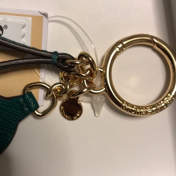 Michael Kors 💙 3D flower key fob leather charm - Picture 5 of 9